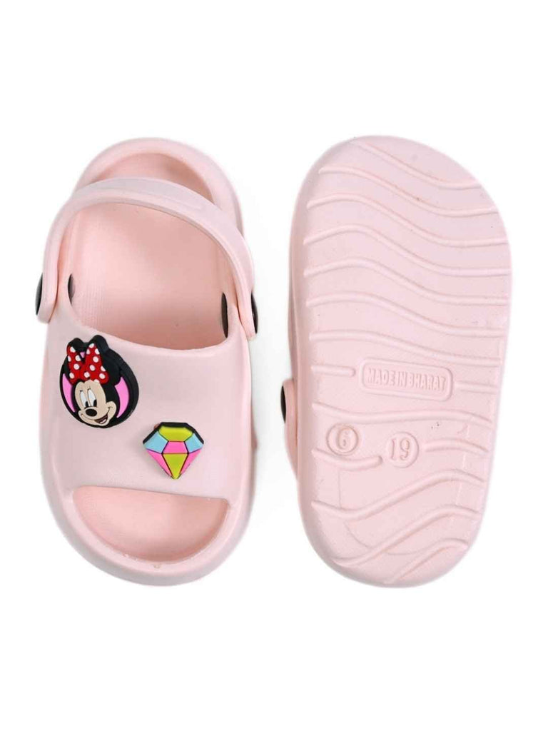 Yellow_Bee_Girl_s_Disney_Minnie_Mouse_Sandals_with_Star_Gem_Smile_Charms-_Pink_-_Top_And_Bottom_View