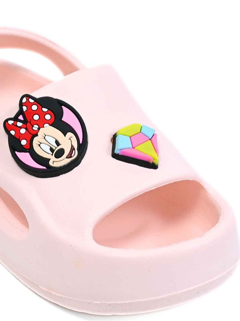 Yellow_Bee_Girl_s_Disney_Minnie_Mouse_Sandals_with_Star_Gem_Smile_Charms-_Pink_-_Close_Up_View