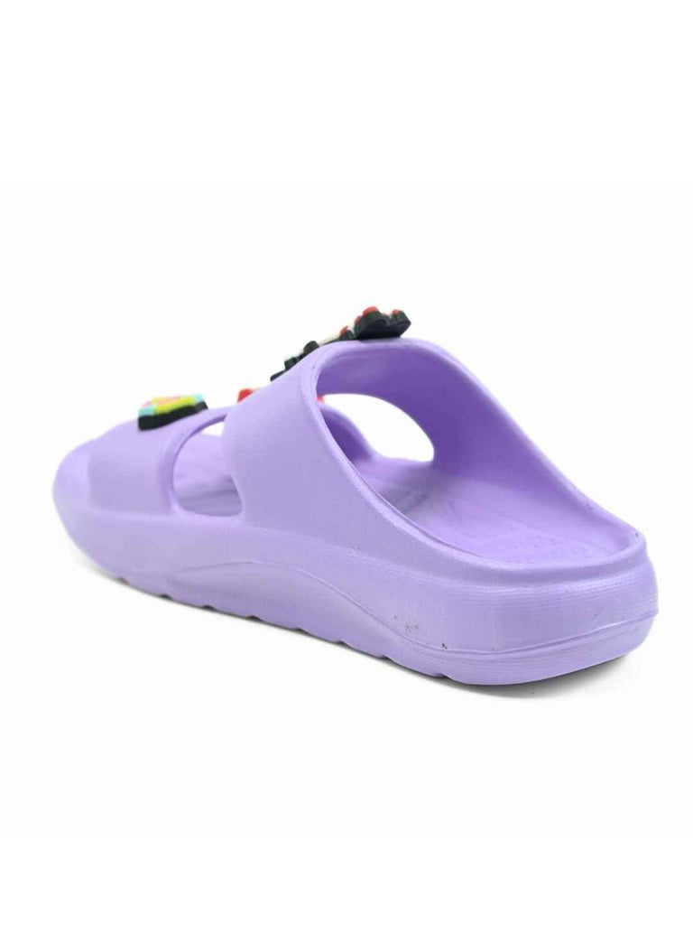 Yellow_Bee_Girls_Minnie_Mouse_Purple_EVA_Slides_with_Bow_Gem_Charms_-_Back_View