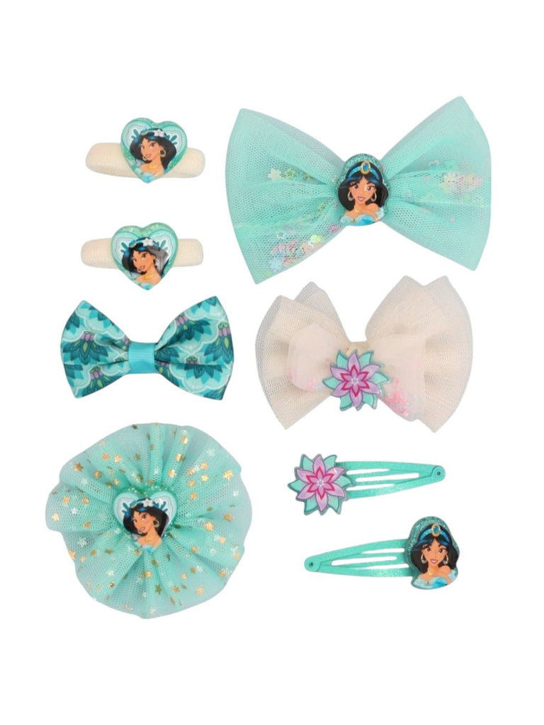 DisneybyYellowBeePrincessJasmineHairAccessoryGiftSetforGirls_Teal_Purple-frontCloseup-1