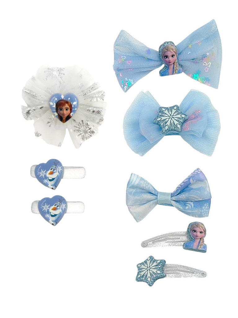 Yellow_Bee_Girl_Frozen_Hair_Accessory_Gift_Set_8_Pieces-Close up view-1