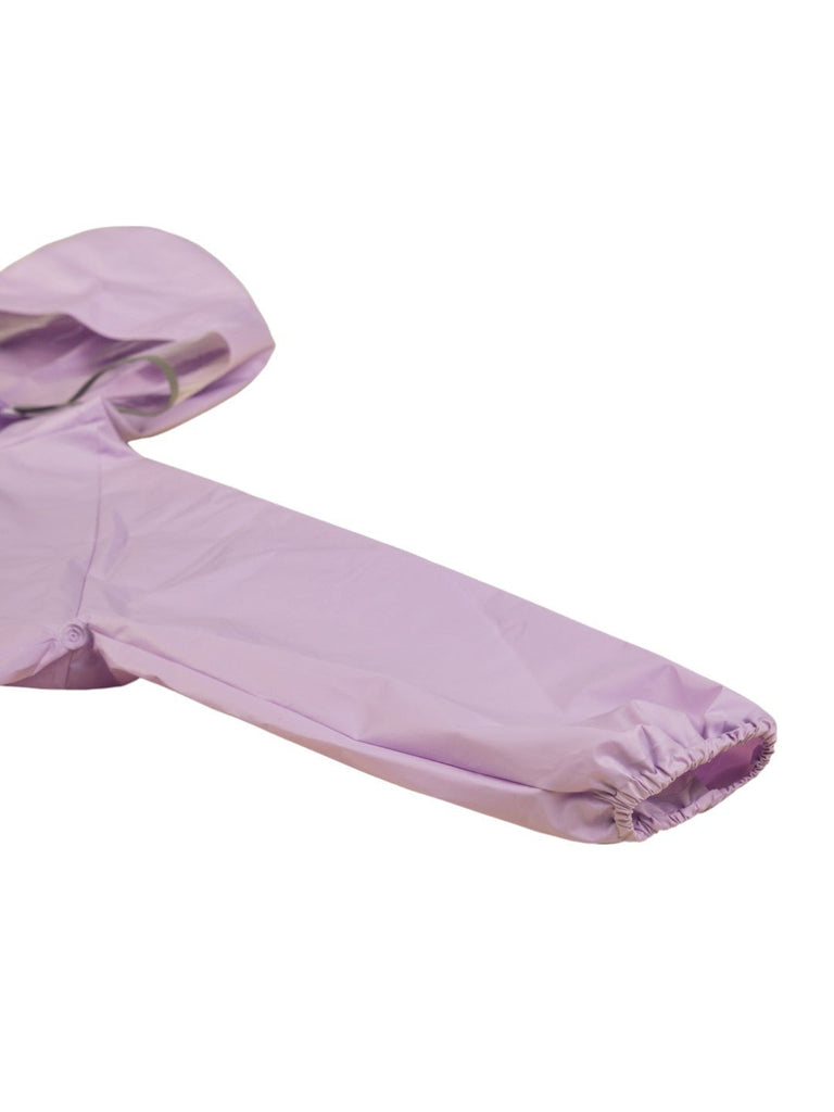 Yellow_Bee_Girls_Lavender_Disney_Frozen_Raincoat_Elsa_and_Anna_One_Heart_Two_Sisters_Design- SleeveView