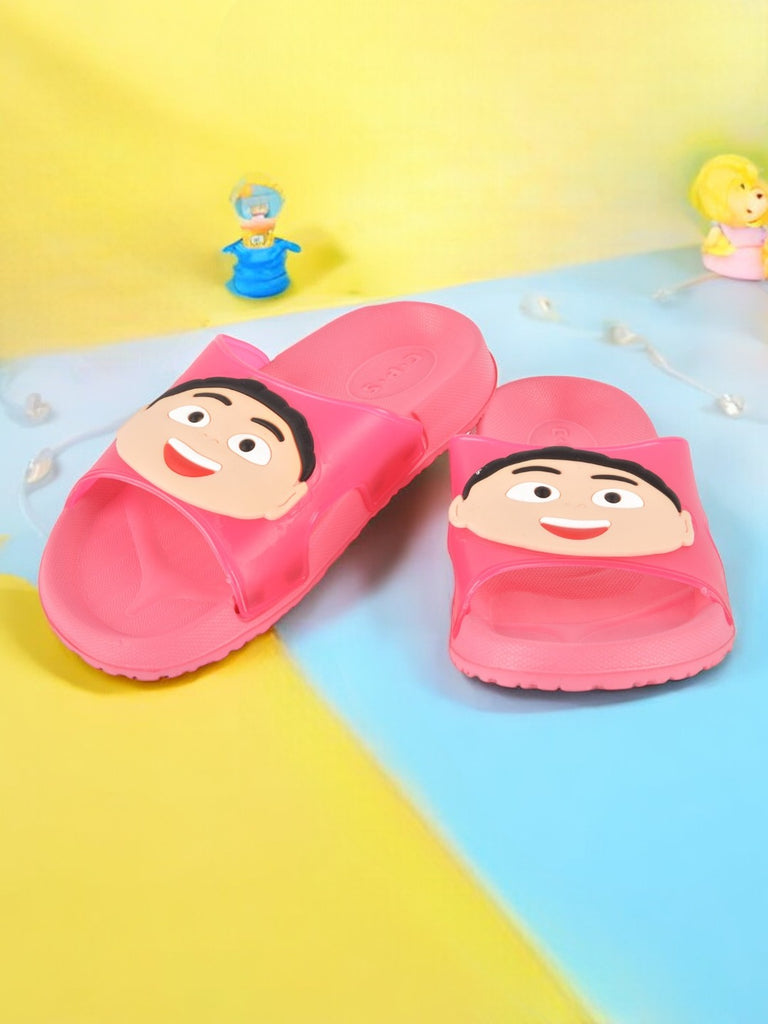 Peach Cartoon Character Slippers for Girls creative view