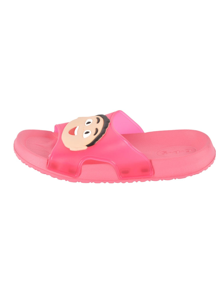 Peach Cartoon Character Slippers for Girls side view