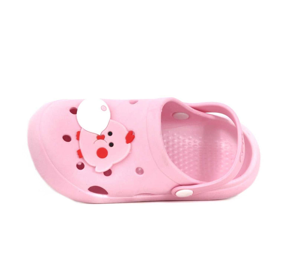 Adorable Baby Pink Clogs with 3D Chick Motif and Secure Non-Slip Design for Infants-side2