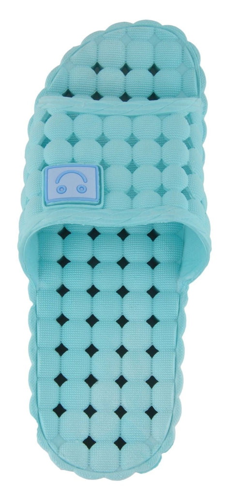 Blue Bubble Bliss Sliders for Girls - Top View