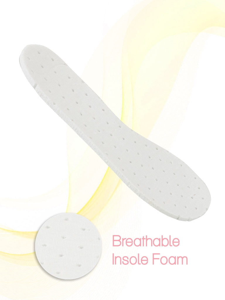 Breathable Insole Foam of Yellow Bee's soft and comfortable shoe socks