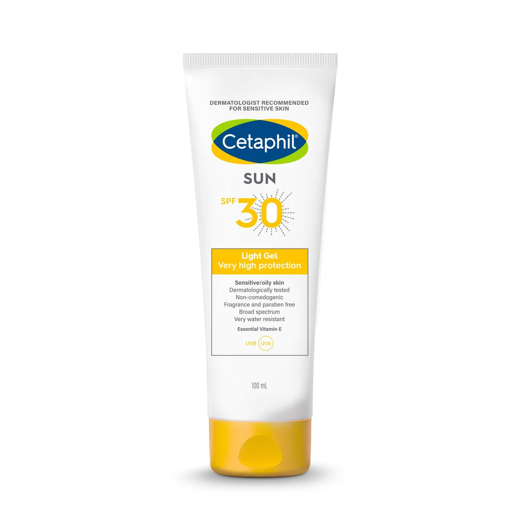 Cetaphil Sun SPF 30 Gel 100ml Bottle - Quick Absorb, Vitamin E Enriched-A