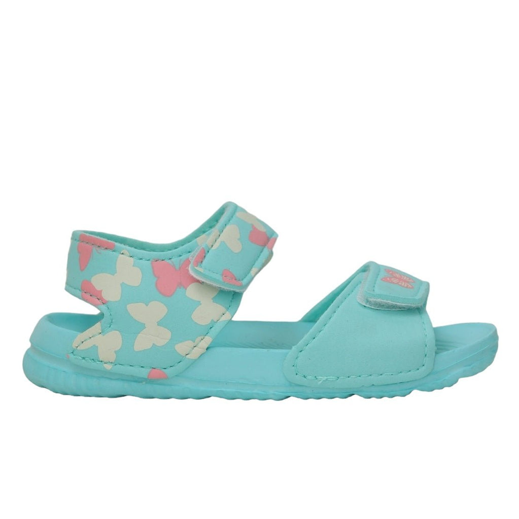 Comfortable and stylish Aqua Butterfly Sandals for active toddlers