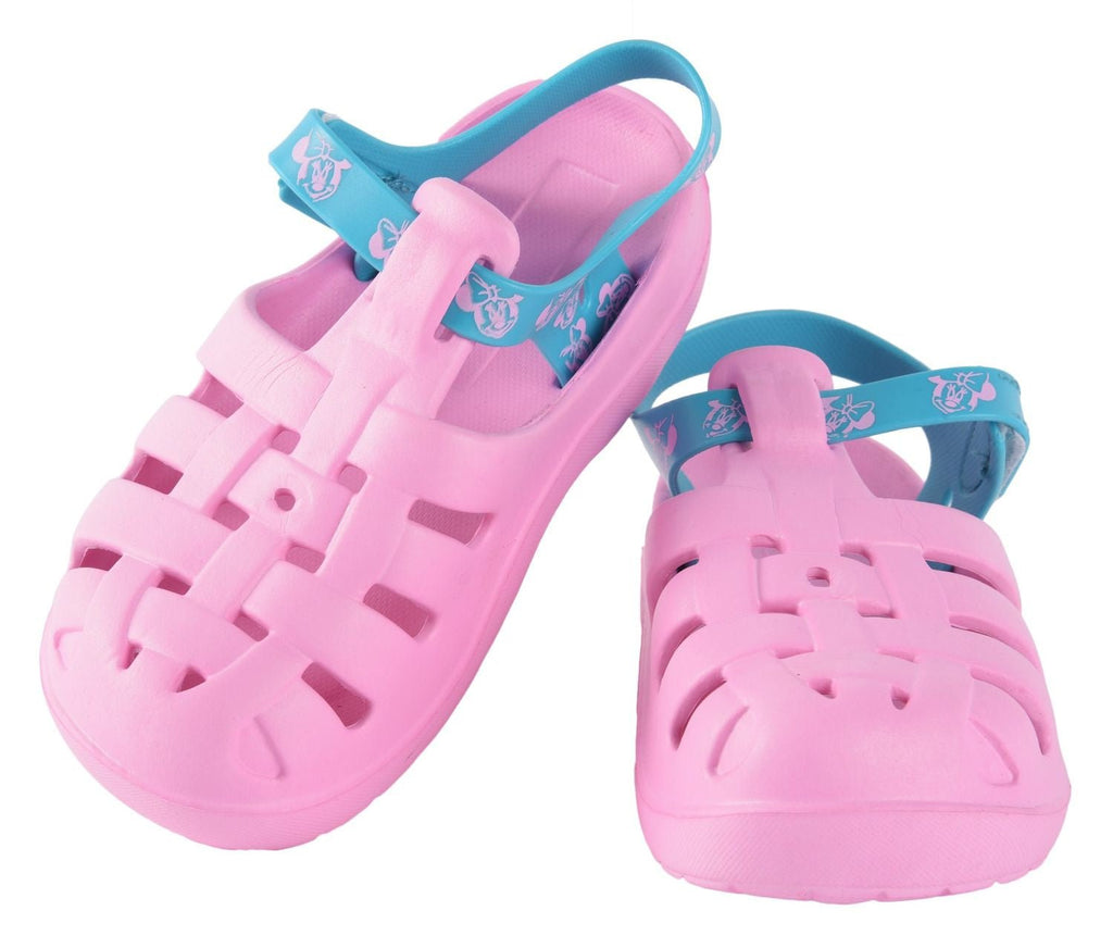 Full view of Yellow Bee's Sweet Pink Clogs for Girls, perfect for active and stylish young ones