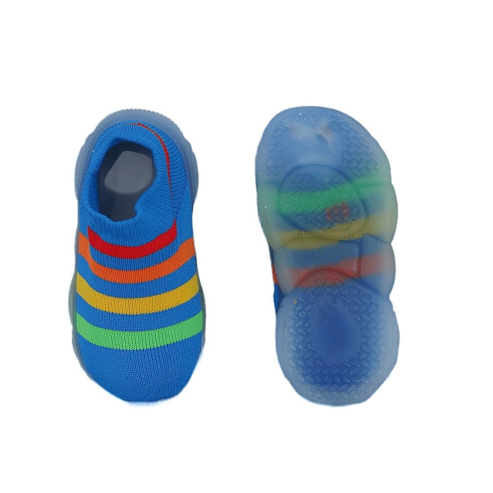 Lightweight and Comfortable Striped Shoe Socks by Yellow Bee for Kids