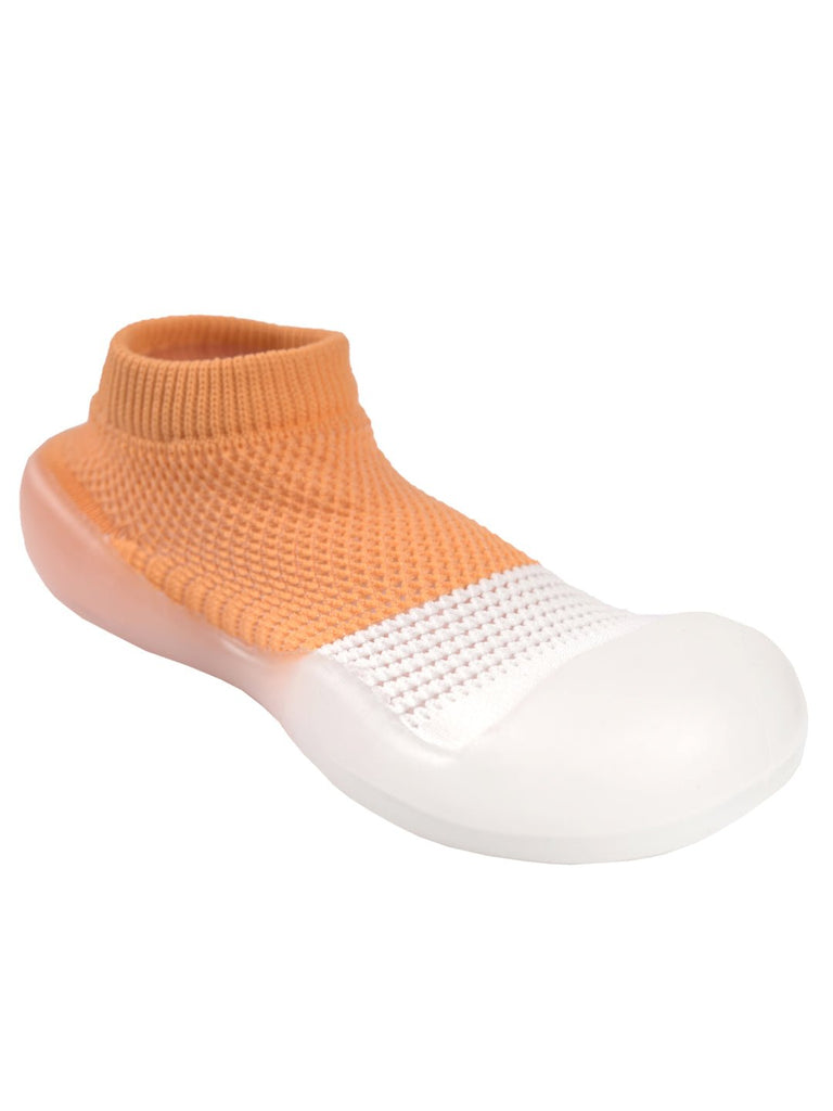 Close-up of Yellow Bee's Soft Bootie Sneaker for Children