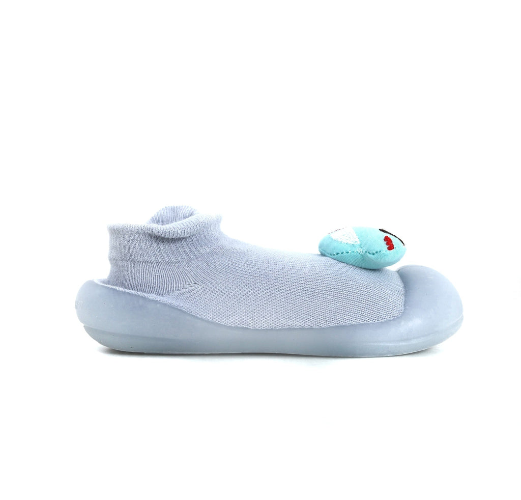 Yellow Bee's Blue Toddler Sock Sneakers with Comfortable Insole Foam