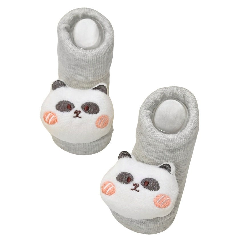 Panda Stuffed Toy Socks for Baby Boys