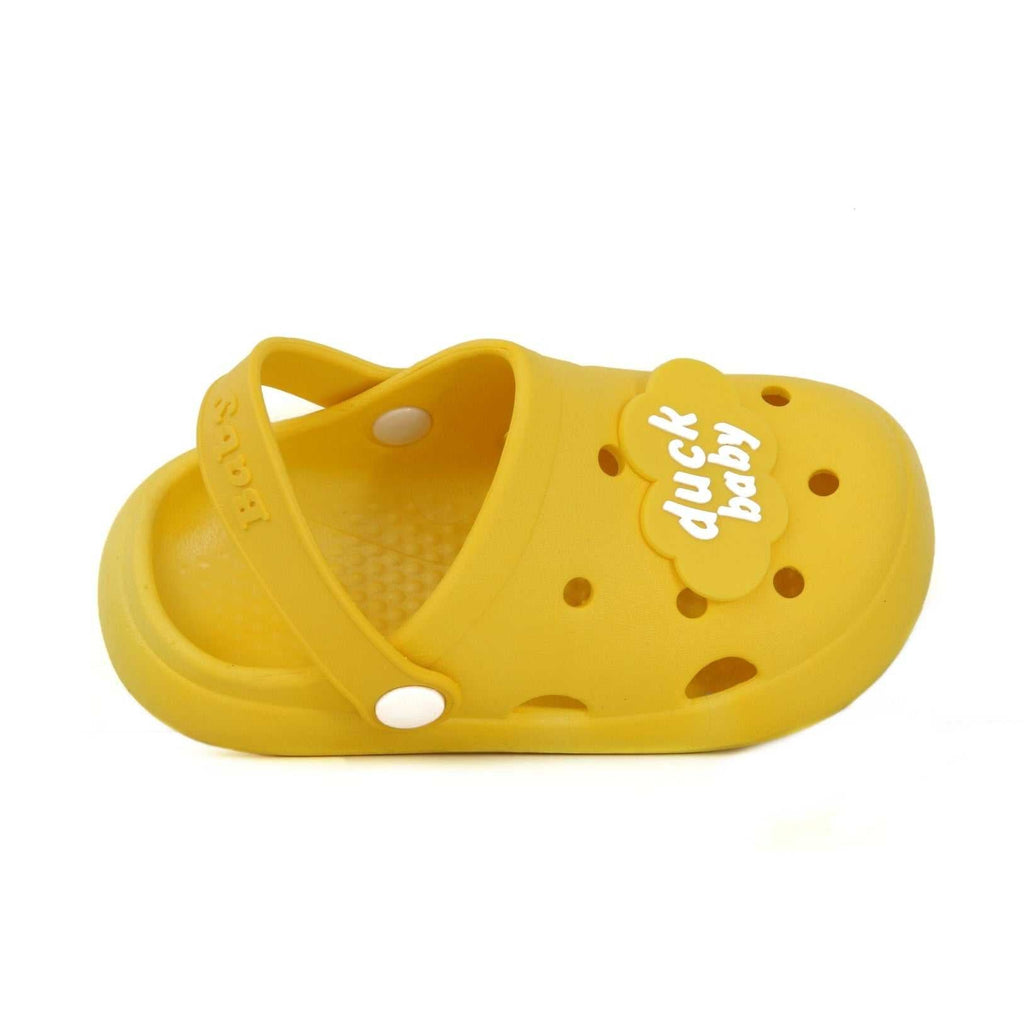 Cheerful Yellow Toddler Clogs with Cute Duck Design and Comfortable Adjustable Strap-side2