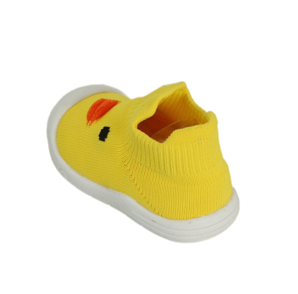 Top View of Yellow Bee's Soft and Breathable Duck Shoe Sock