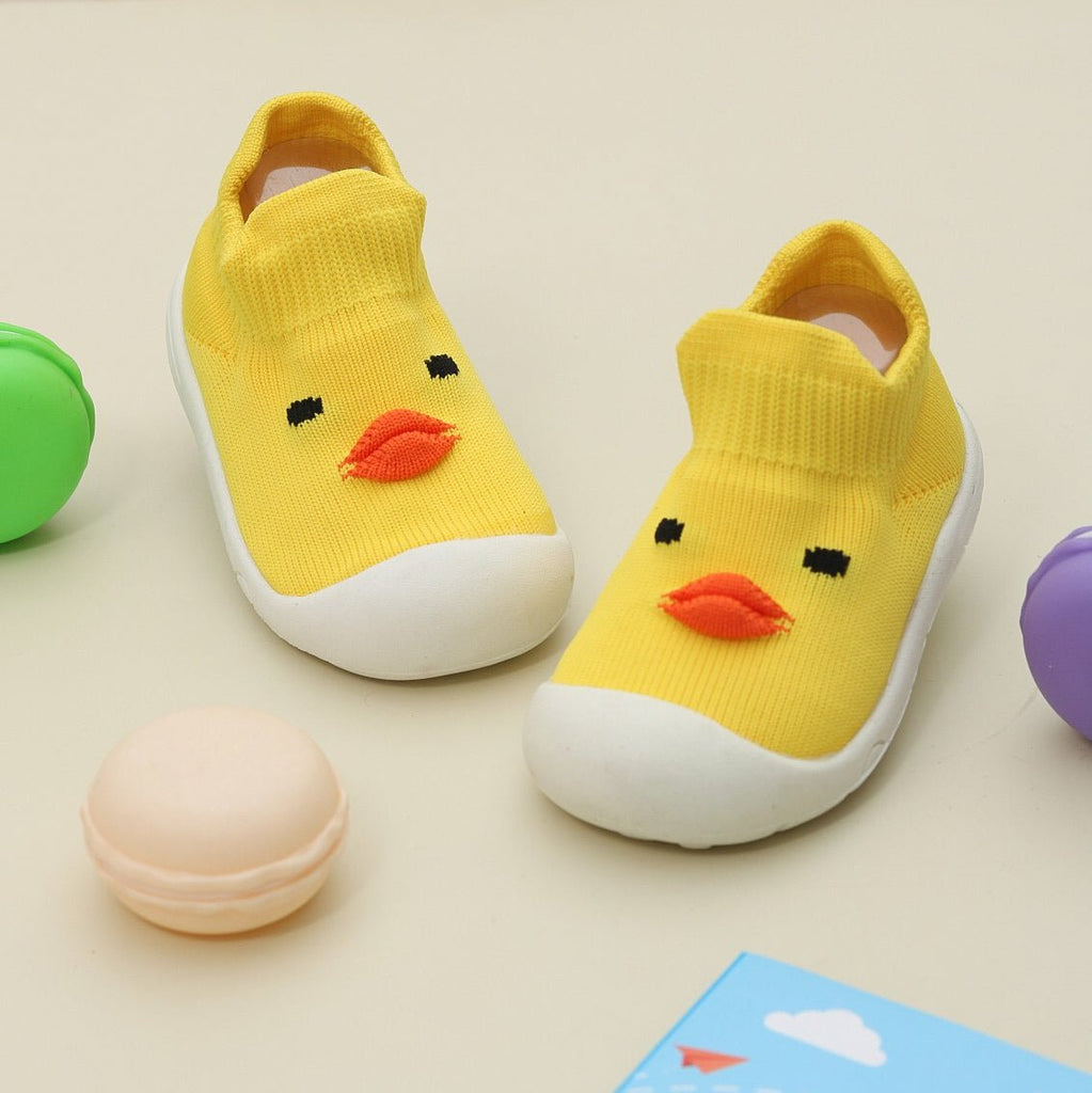 Yellow Bee Duck Shoe Socks