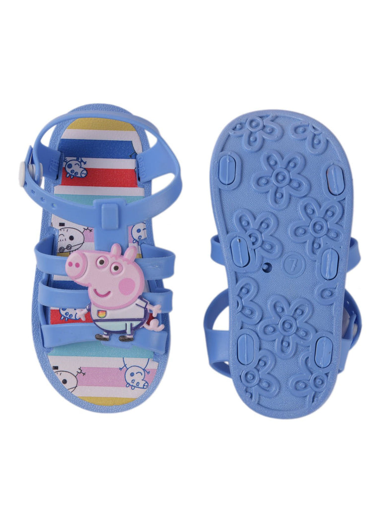 Bottom view of George by Yellow Bee kids' sandals, featuring the anti-slip design.
