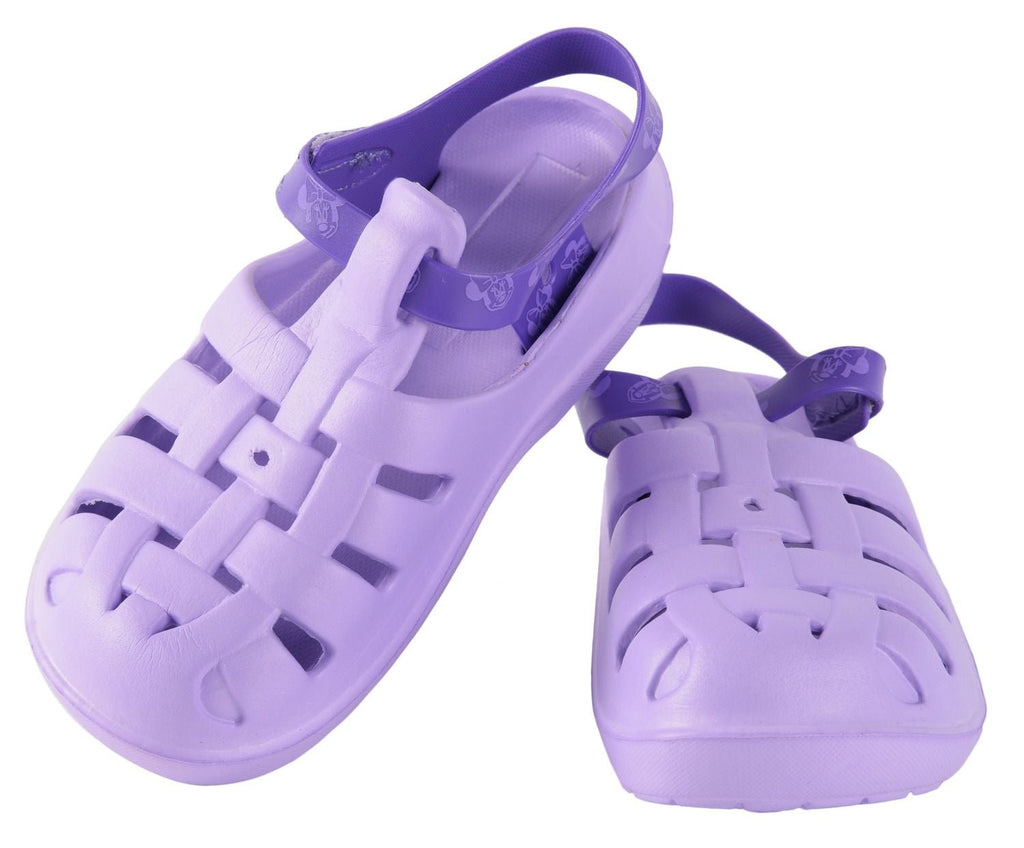 Full view of Yellow Bee's Lavender Dream Clogs for Girls, the ultimate companion for playful days