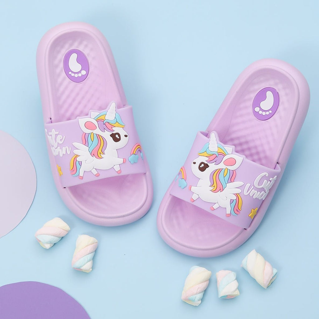 Lavender Dream Unicorn Rainbow Slides 