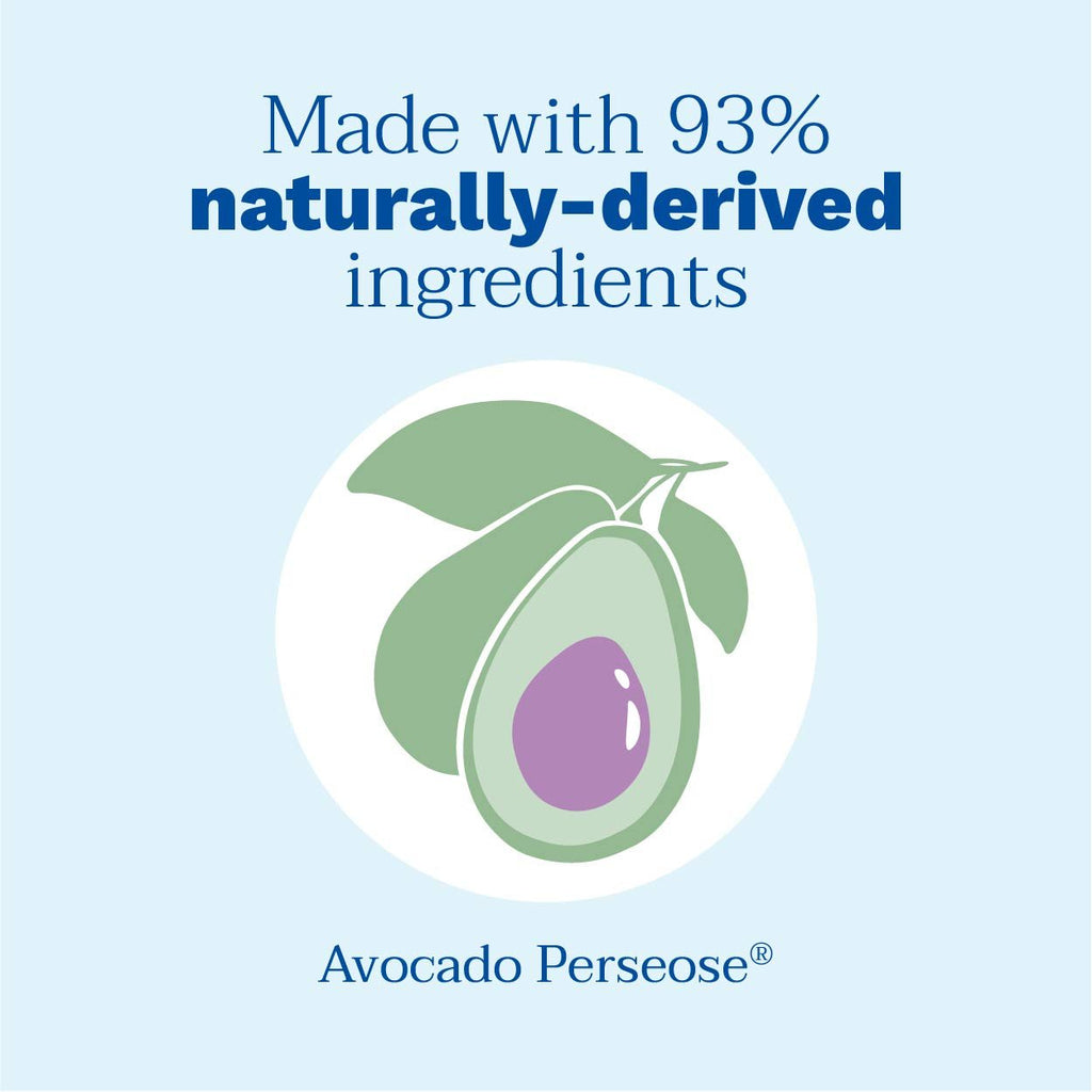 Ingredients highlight for Mustela Gentle Cleansing Gel, focusing on its natural avocado composition