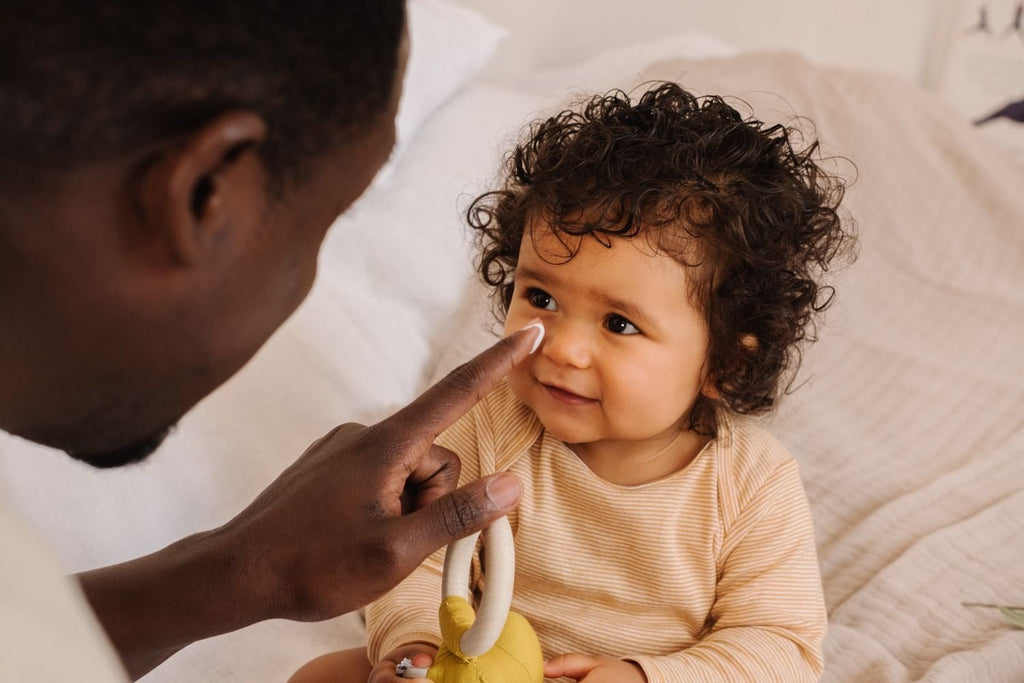 Cozy baby skincare routine with Mustela Organic Moisturizing Cream