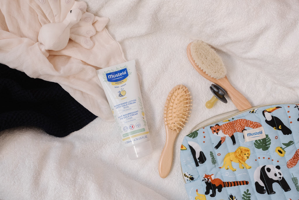 Mustela Nourishing Lotion with Cold Cream - Ingredients Infographic