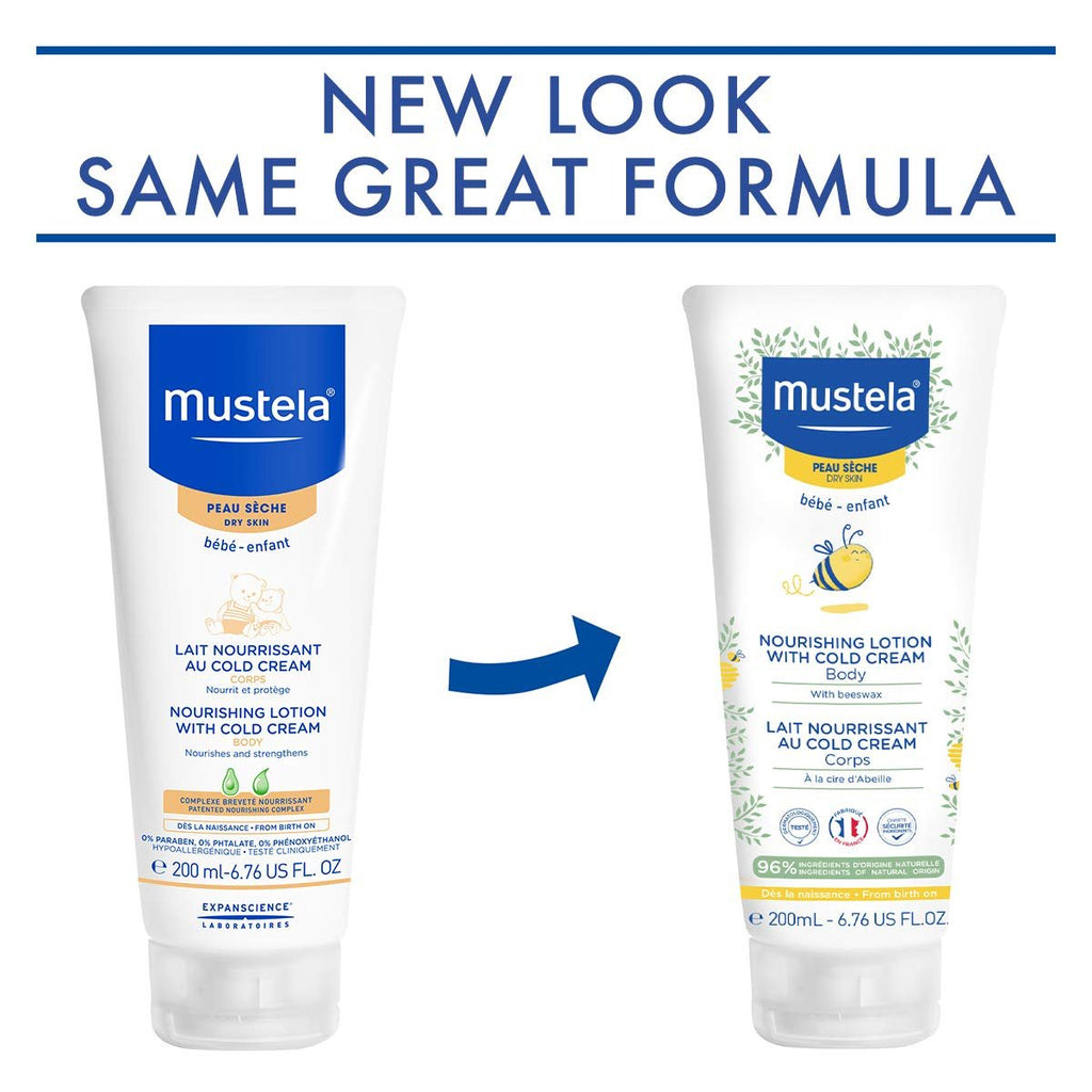 Mustela Nourishing Lotion with Cold Cream 200ml - Product Transition Design