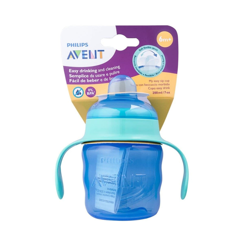 philips-avent-green-blue-soft-spout-cup-200ml-leakproof-bpa-free-C