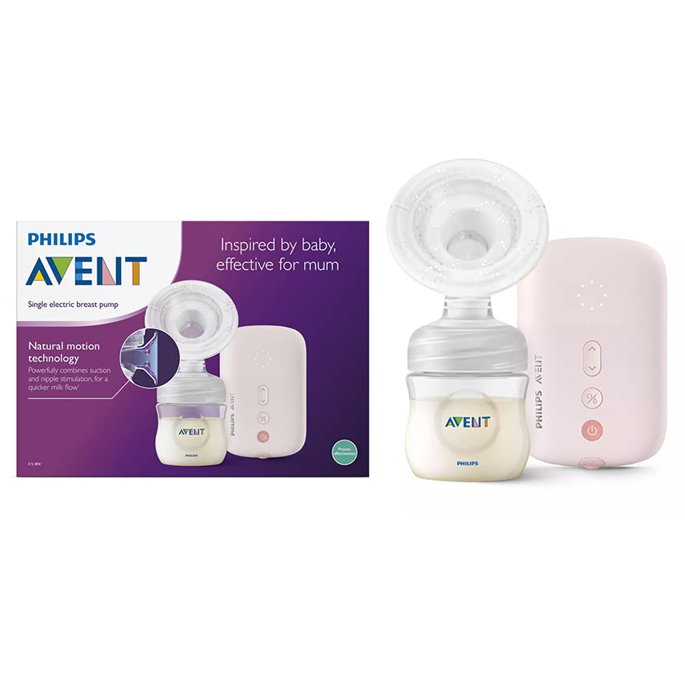 Philips Avent Electric Single Breast Pump with Natural Motion Technology and Accessories-main image