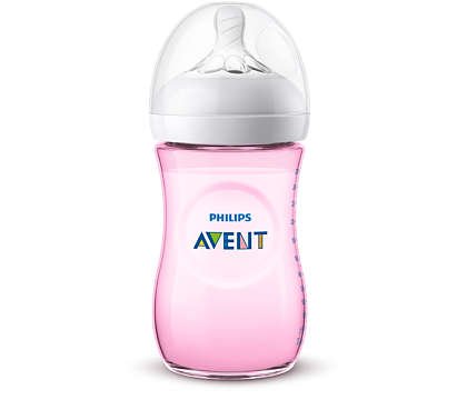 "Philips Avent Natural 2.0 Pink Feeding Bottle 260ml-FR