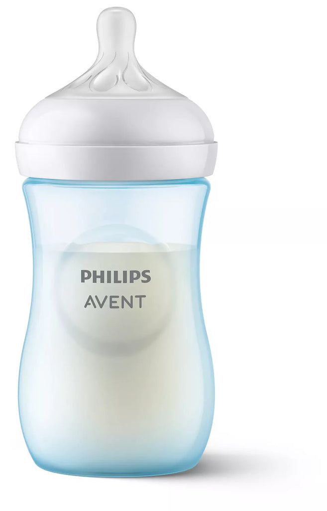 Philips Avent SCY903/21 Natural Response Baby Bottle in Blue 