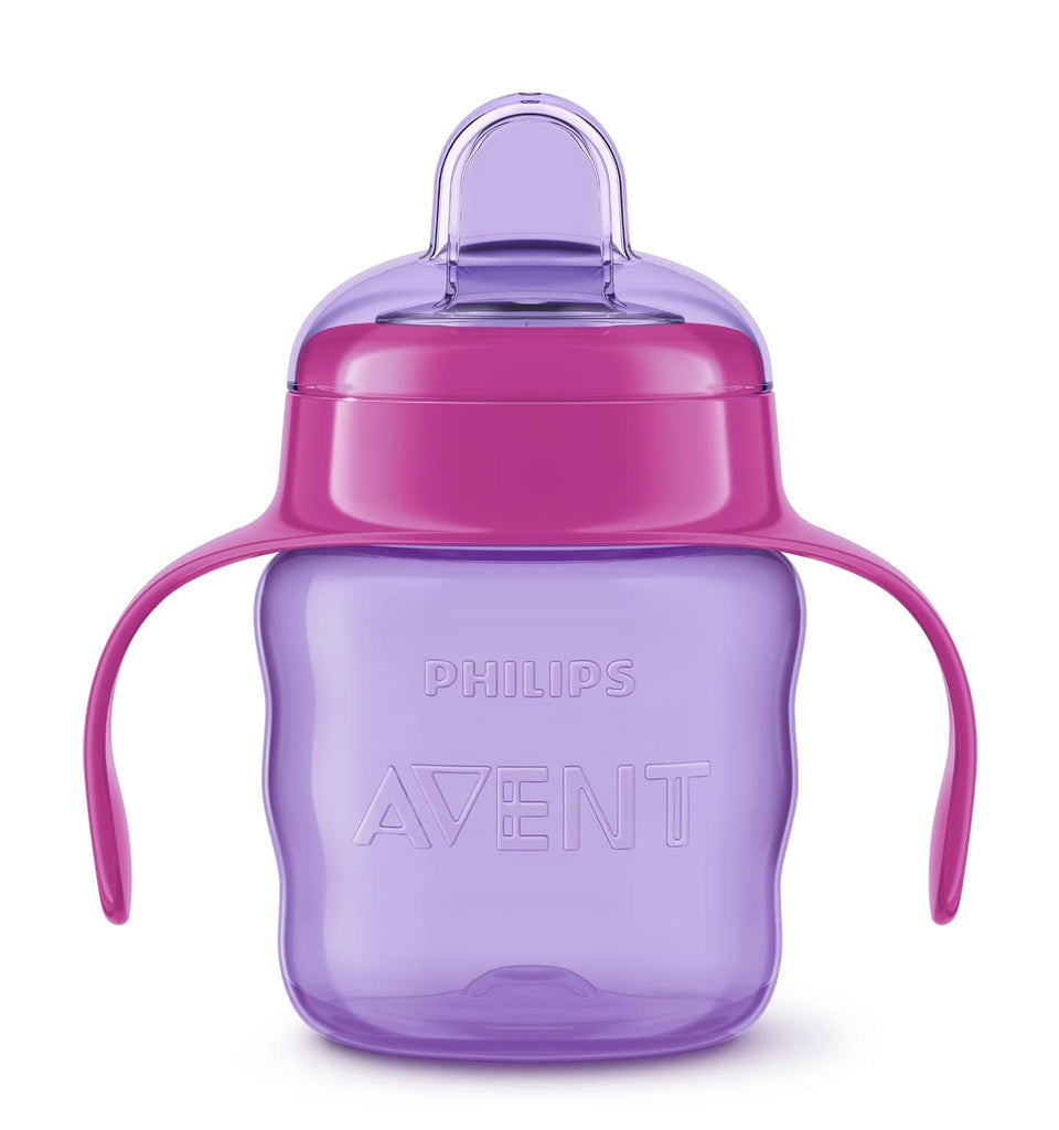 philips-avent-pink-purple-soft-spout-cup-200ml-leakproof-bpa-free