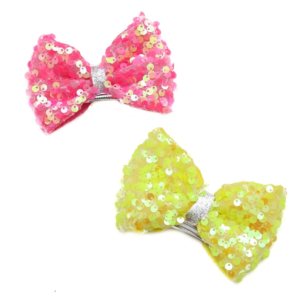  Embellished Bow Hair Clip for Girls by Yellow Bee