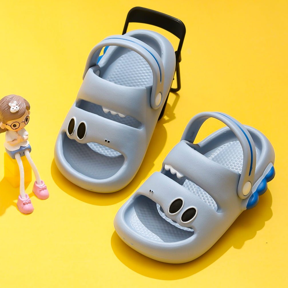 Stompy Blue Dino Sandals 