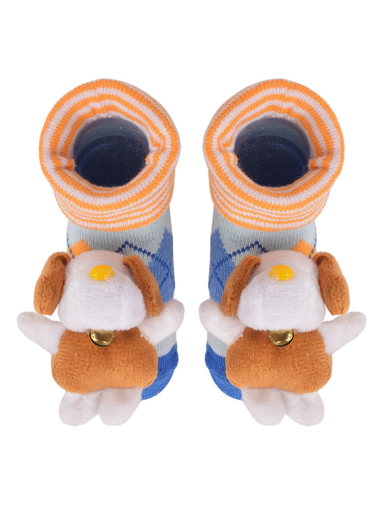 Child's Teddy Bear Stuffed Toy Socks with Cushioned Insole