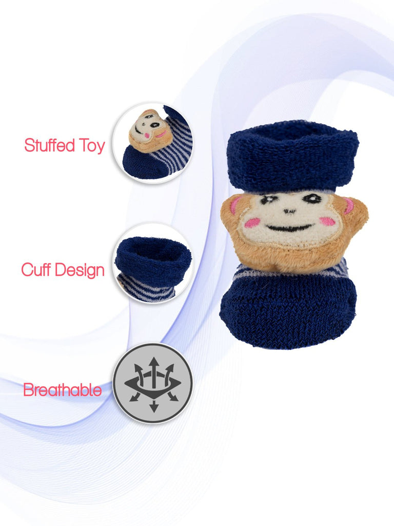 Features of Breathable and Soft Monkey Stuffed Toy Sock Design